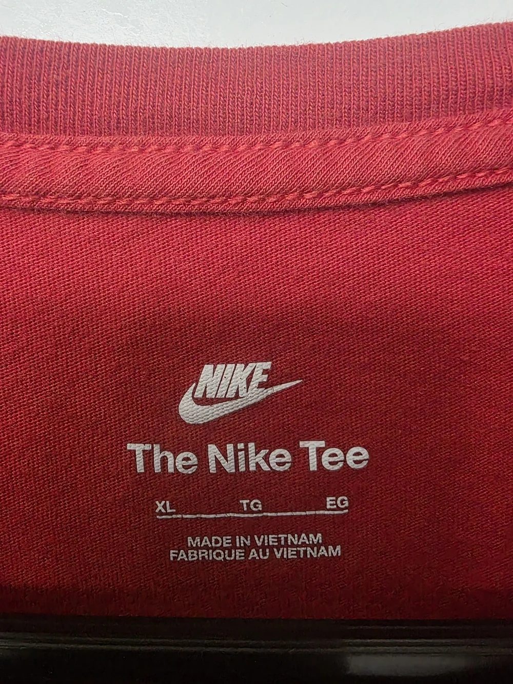 Nike Red Short-Sleeve Graphic Tee